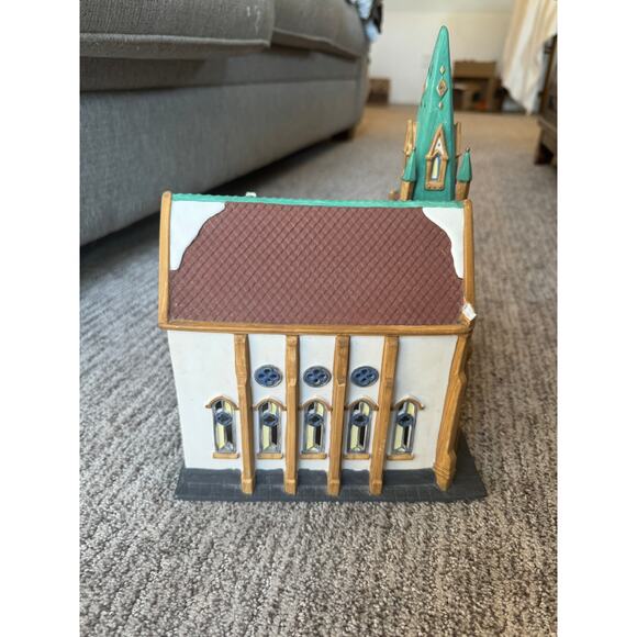 Dept  56 All Saints Corner Church.  *damaged - Picture 6 of 11